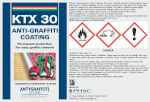 Label of KTX 30 anti-graffiti coating